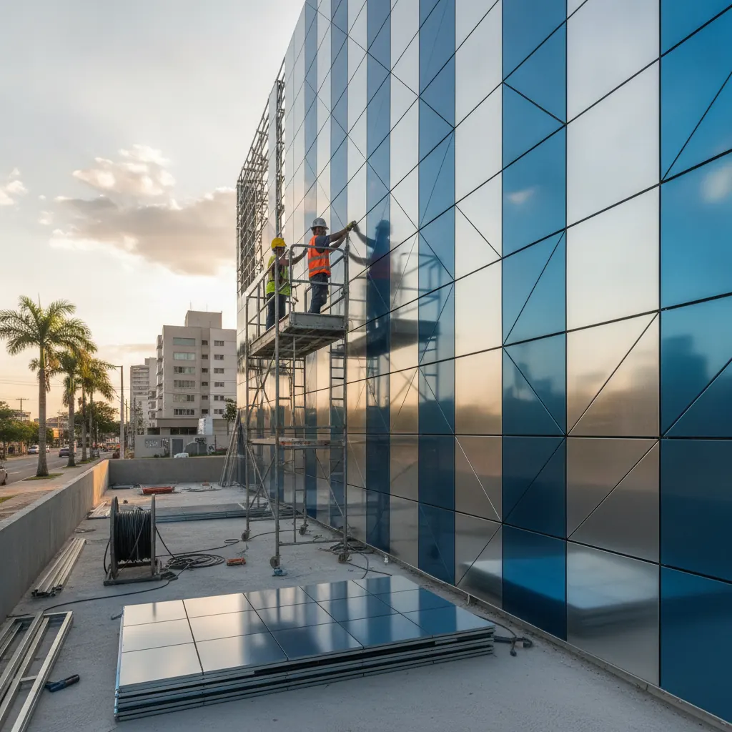Como Funciona a Instalação de Fachada em ACM em Goiânia