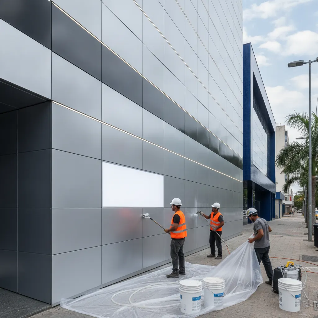 Como Proteger Fachada em ACM de Vandalismo em Goiânia