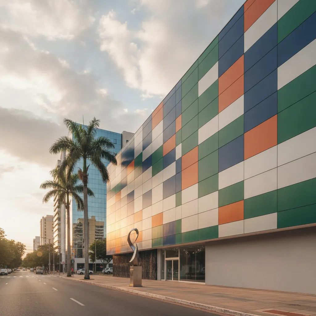 Cores para Fachada em ACM: Guia Completo para Goiânia