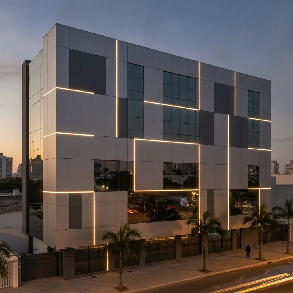 Fachada em ACM é segura para prédios comerciais em Goiânia?