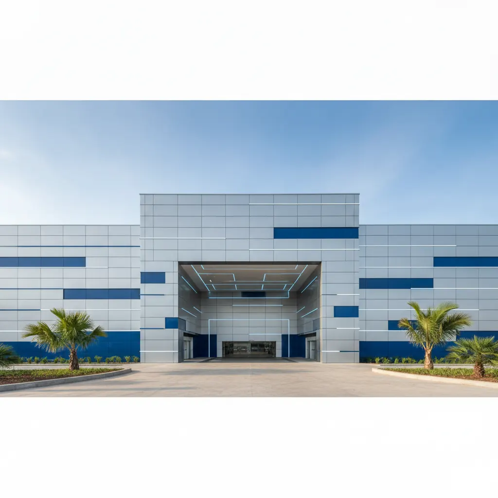 Fachada em ACM para Supermercado e Mercado em Goiânia