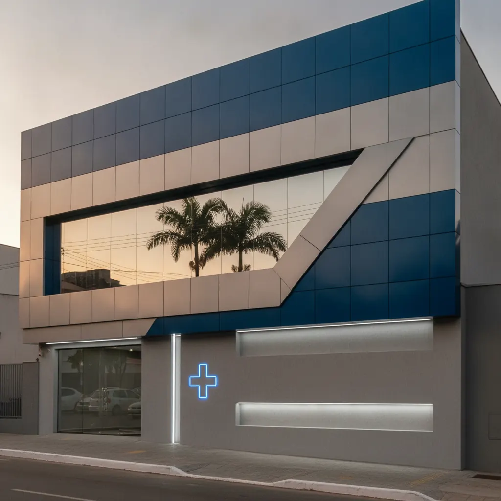 O que é fachada em ACM e por que usar em Goiânia