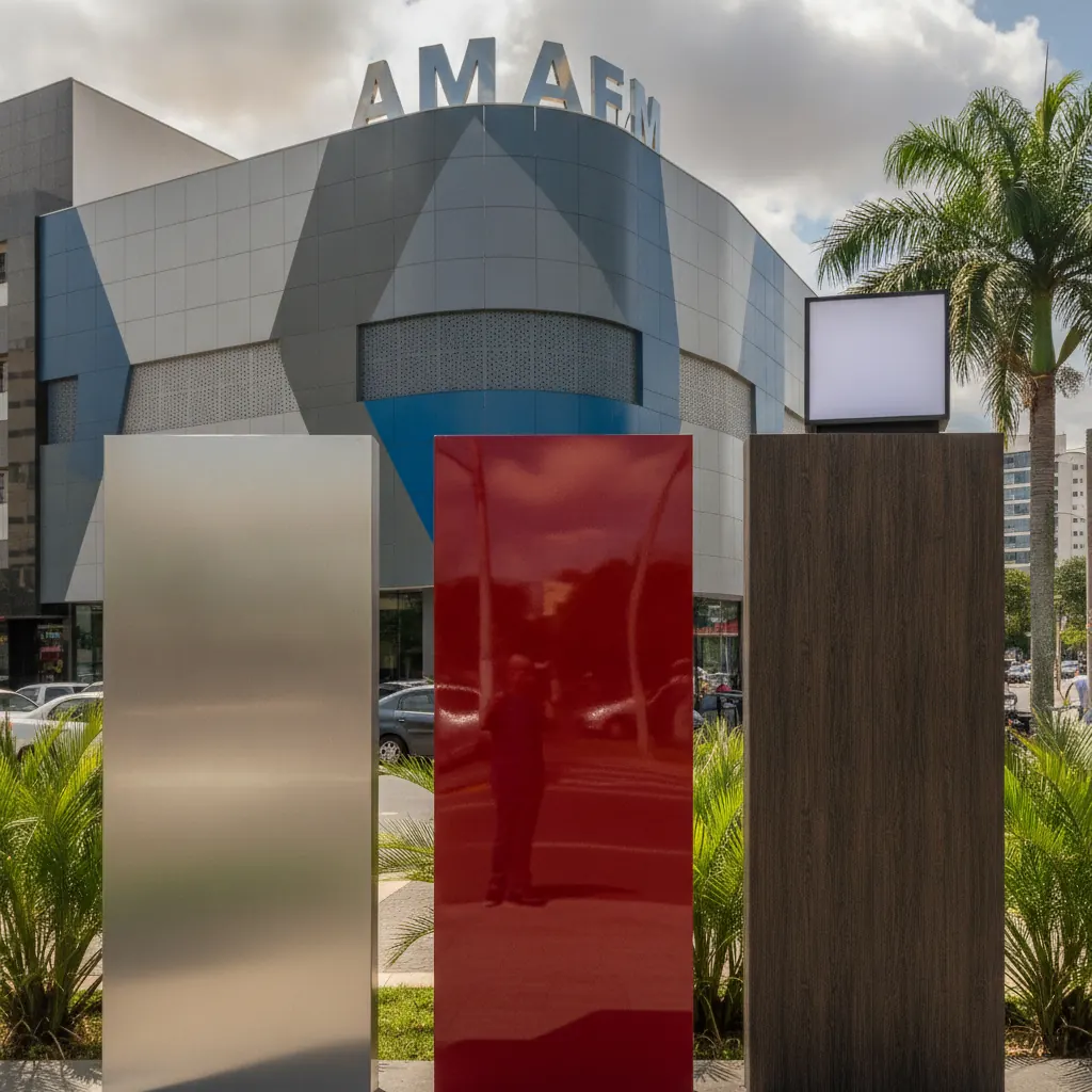 Tipos de Acabamento para Fachada em ACM em Goiânia